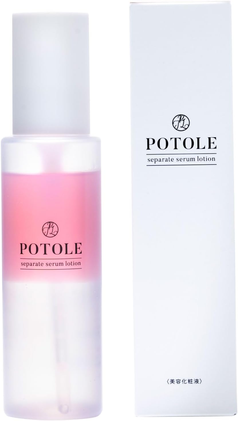 POTOLEセパレートセラムローション 92ml 美容化粧水 水溶性&油溶性 美容化粧水 乾燥肌 2層式美容液