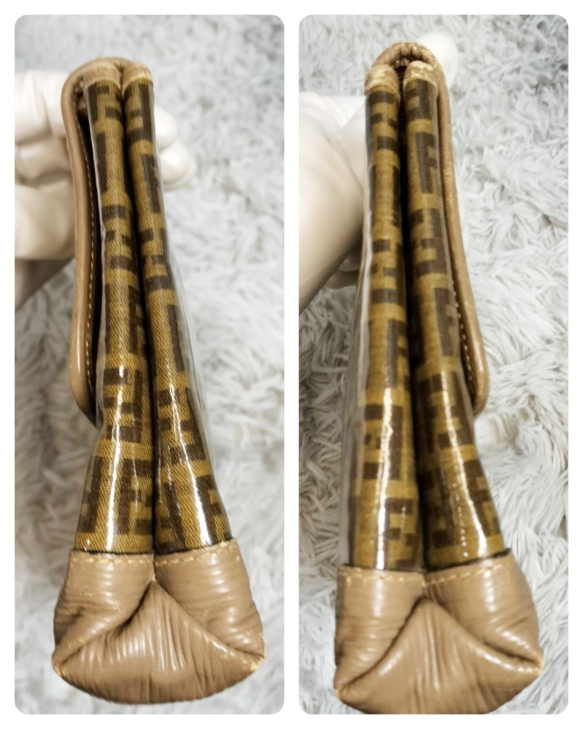 極美品・鑑定済★フェンディ オーセンティック ヴィンテージ フェンディ ローマ クラッチバッグb038