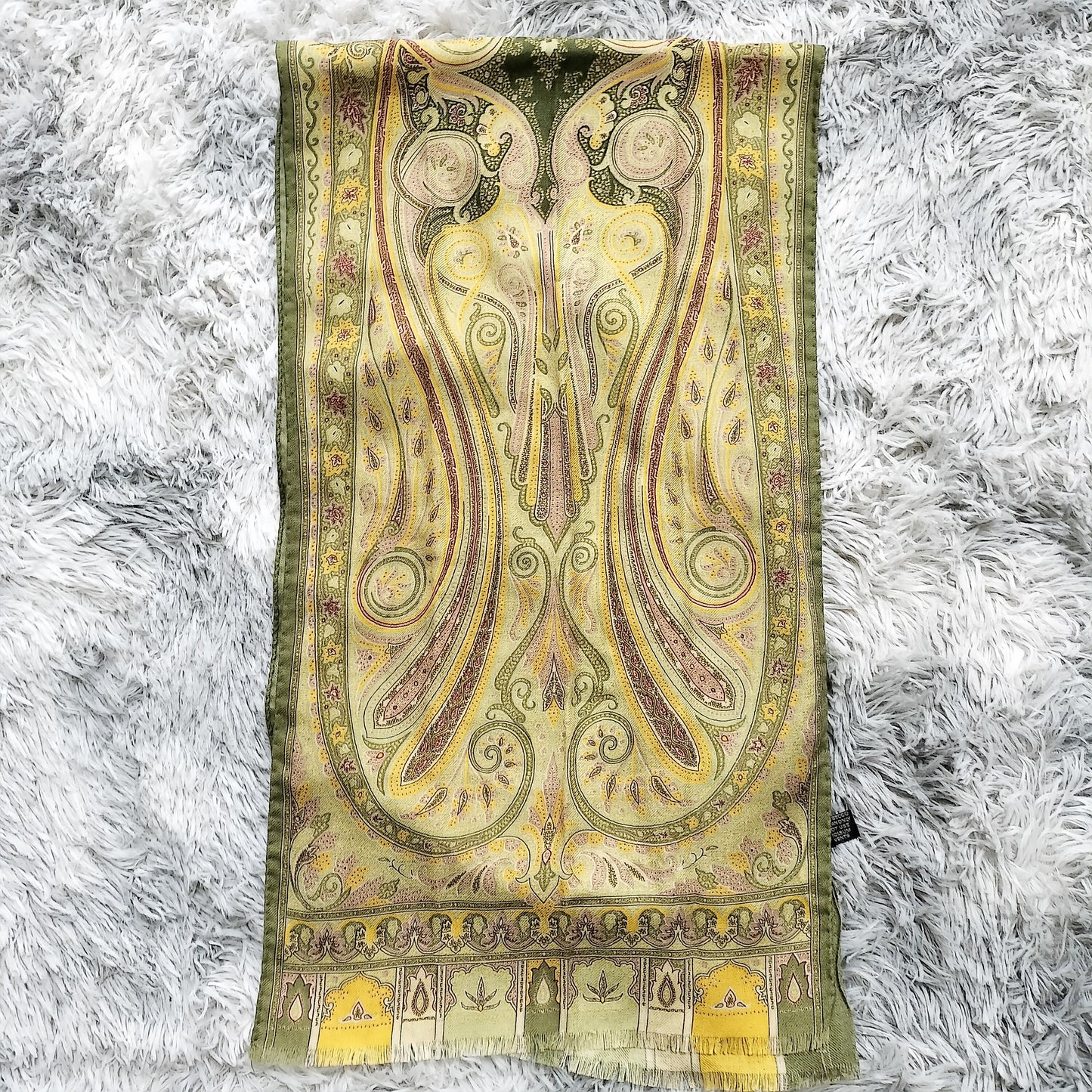 美品★ ETRO エトロ ペーズリースカーフ 大判 s057