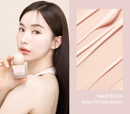 MAD PEACH スタイルフィットファンデーション 2.0 ナチュラルベージュ