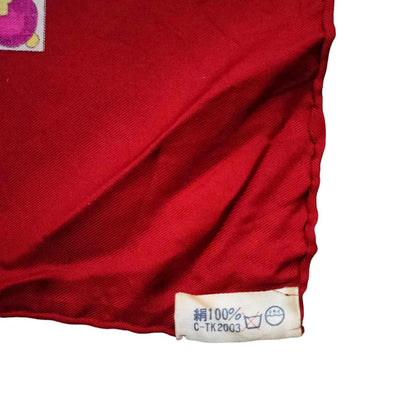 美品★ランセル LANCEL 大判スカーフ ストール シルク100% 絹 s014