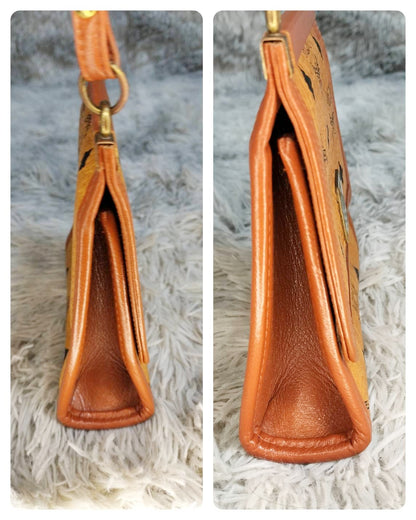 極美品・鑑定済★MCM ヴィセトスフラップショルダーバッグ b034