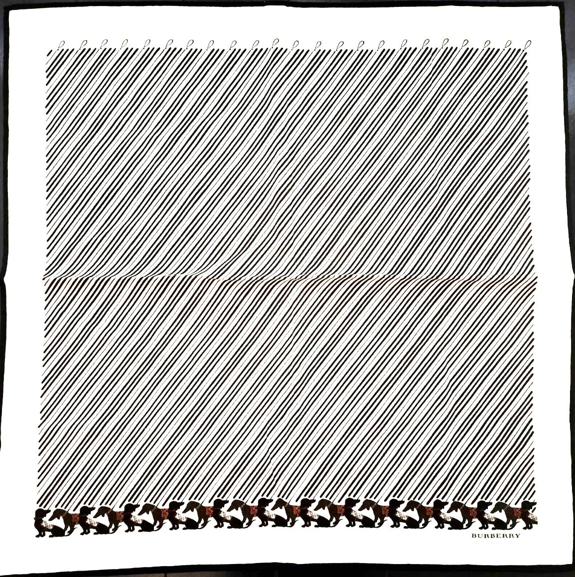 美品★バーバリー BURBERRY スカーフ ホワイト s009