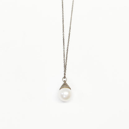 美品★Tiffany&Co. ティアファニー アコヤパール ネックレス r003