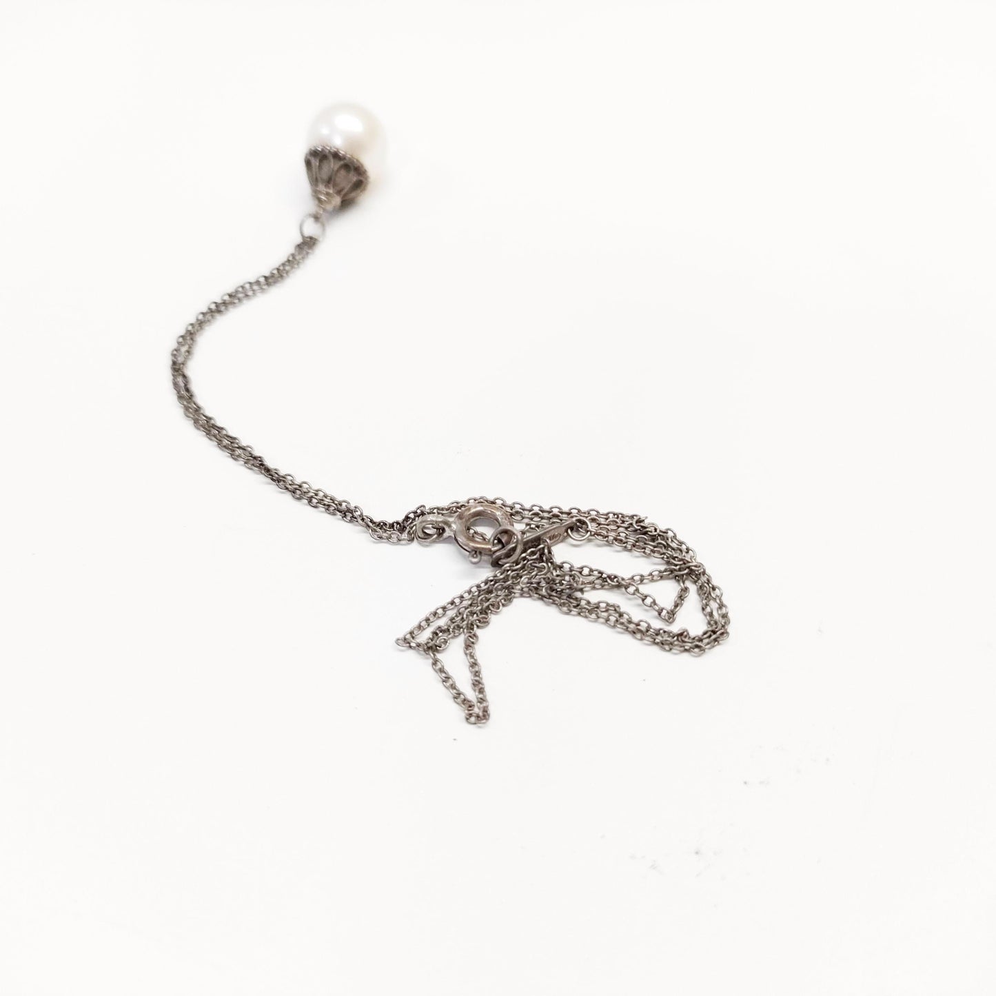美品★Tiffany&Co. ティアファニー アコヤパール ネックレス r003