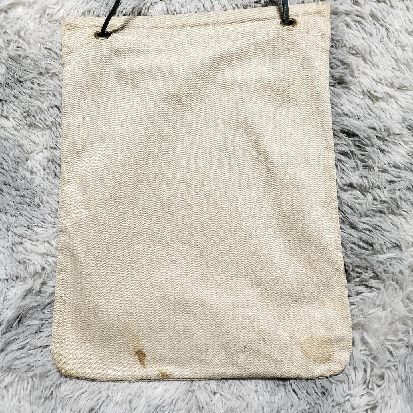 HERMES　アリーヌ キャンバス×レザー ロゴ b003