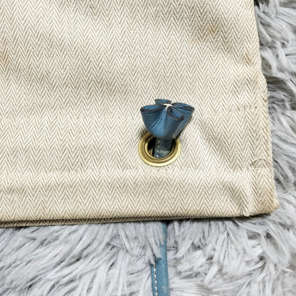 HERMES　アリーヌ キャンバス×レザー ロゴ b003