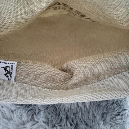 HERMES　アリーヌ キャンバス×レザー ロゴ b003