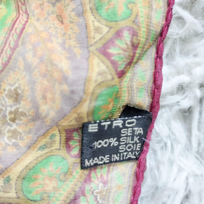 美品★ ETRO エトロ シフォンスカーフ 大判 s056